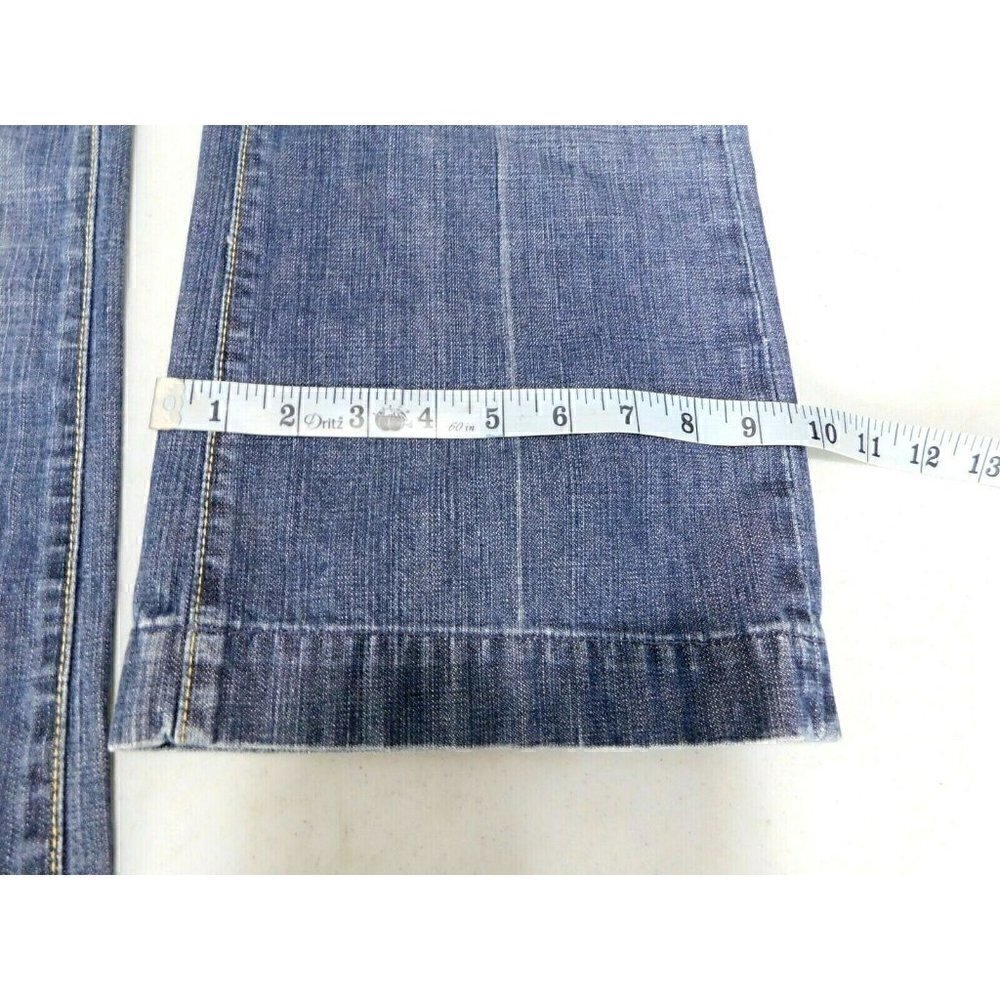 7 FOR ALL MANKIND woman's crop size 28 blue jeans, 26" inseam, 100% cotton - Picture 4 of 5